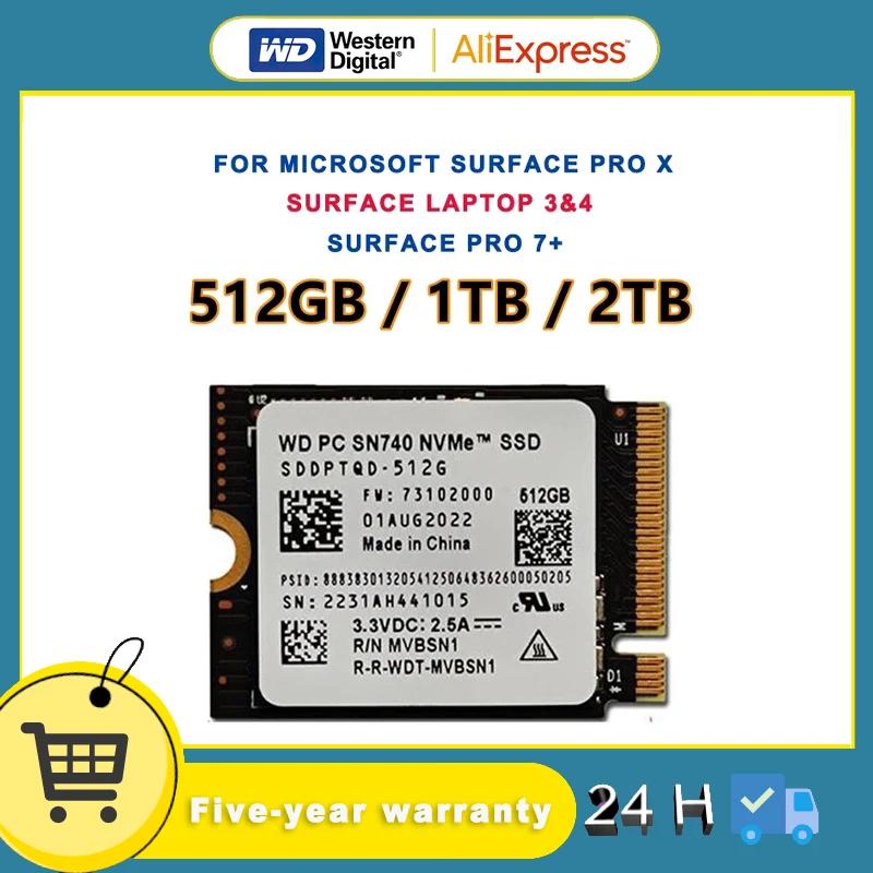   WD SN740 2TB 1TB 512GB M.2 SSD 2230 NVMe PCIe  4x4 SSD ũ Ʈ ǥ ProX ǥ Ʈ 3  ũ